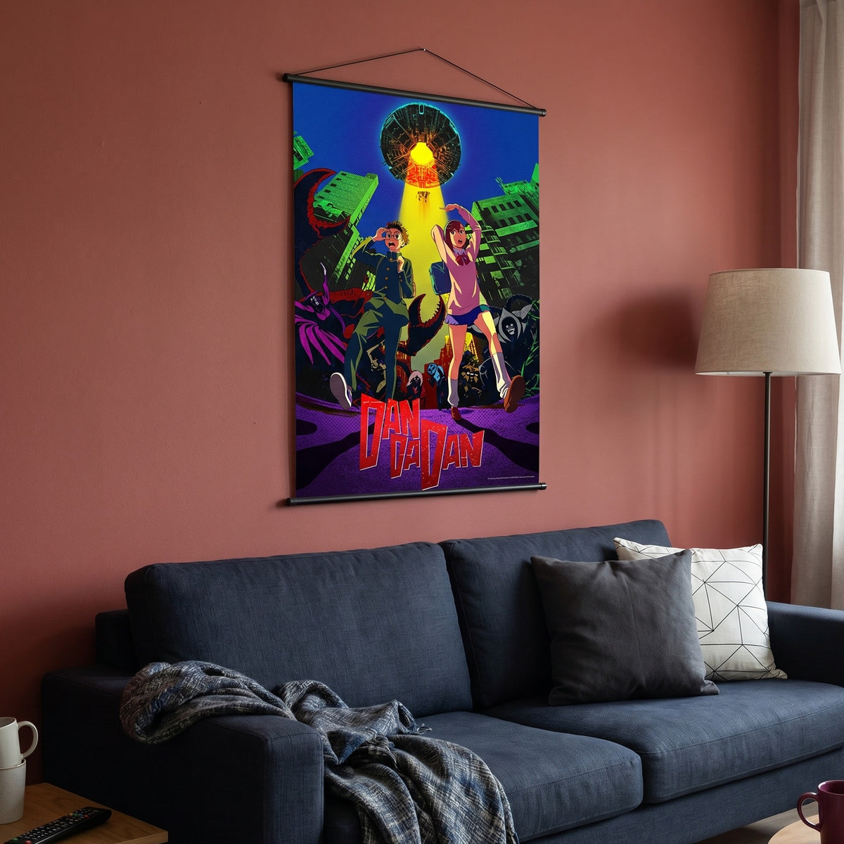 Produktbild Dandadan - Okarun och Momo Wall Scroll