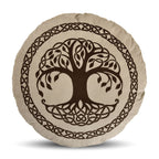 Produktbild Draktränaren - Symbolkudde med världsträdet Yggdrasil brun
