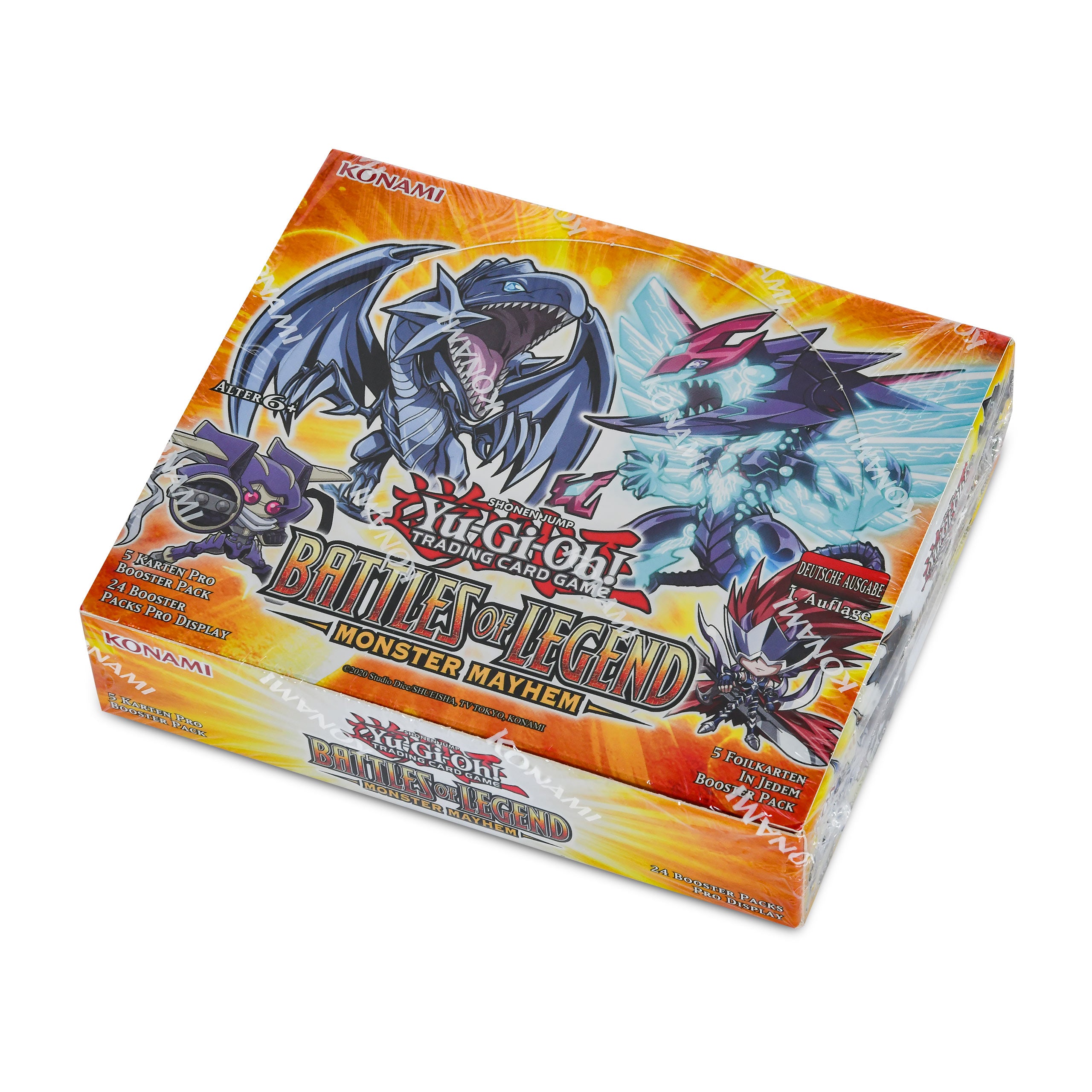 Produktbild Yu-Gi-Oh! - Battles of Legend: Monster Mayhem Samlarkort Booster Display - Tysk utgåva