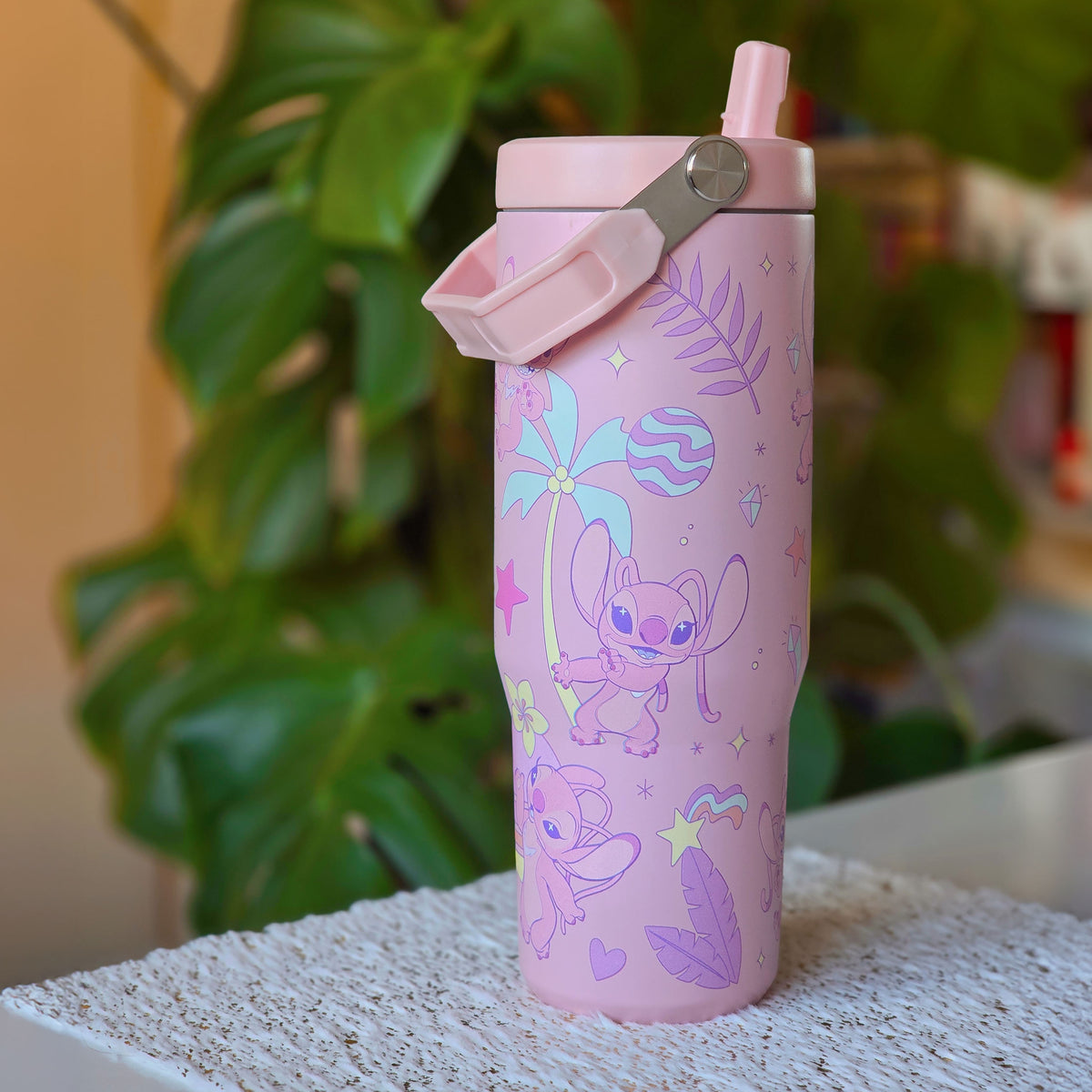 Produktbild Angel To-Go-mugg med handtag - Lilo & Stitch
