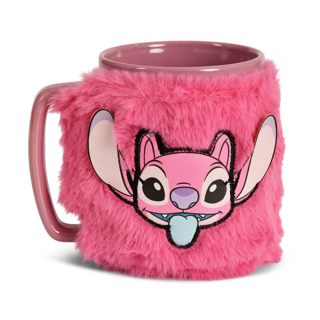 Produktbild Lilo & Stitch - Angel mugg med plyschöverdrag