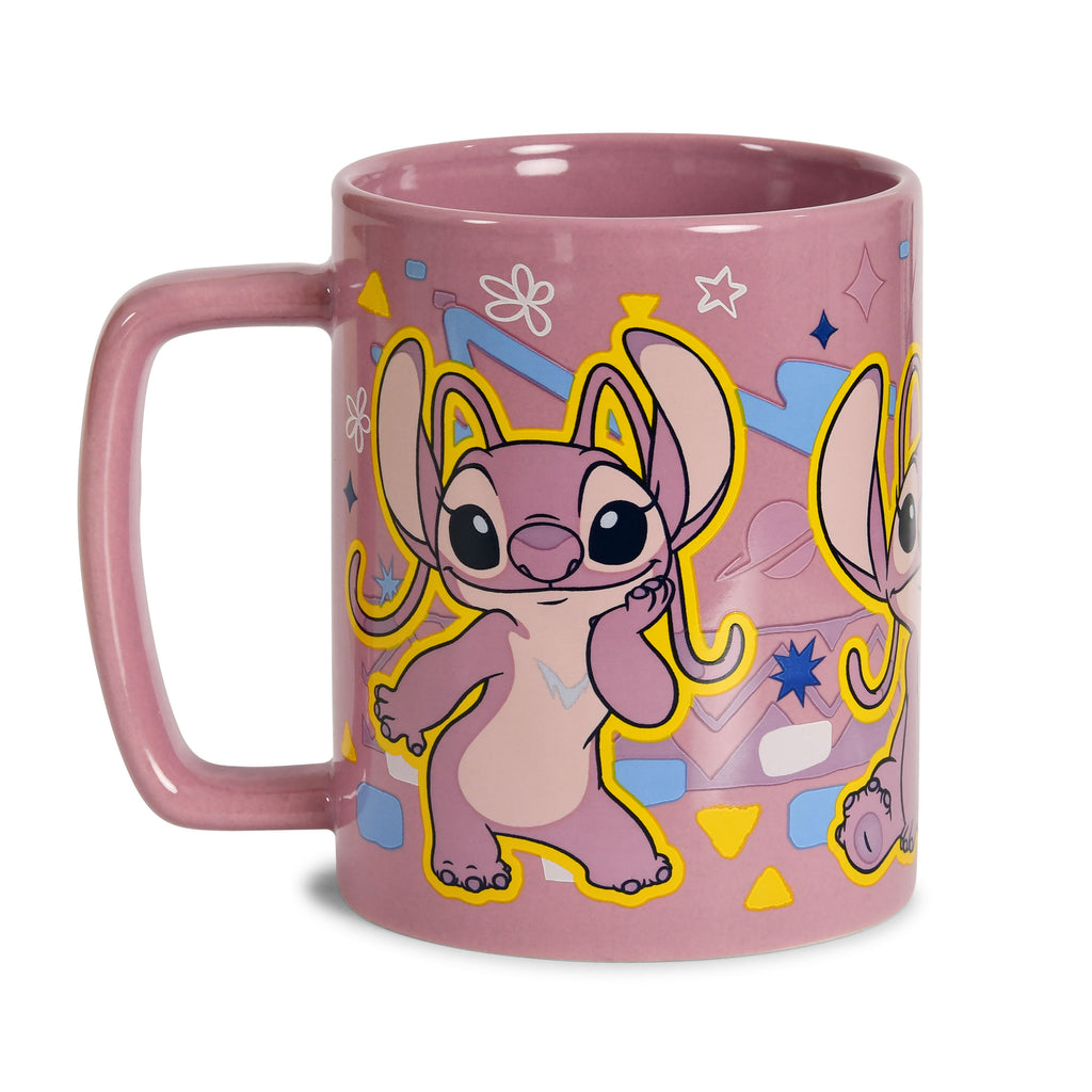 Produktbild Lilo & Stitch - Angel mugg med plyschöverdrag