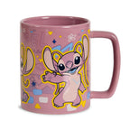 Produktbild Lilo & Stitch - Angel mugg med plyschöverdrag