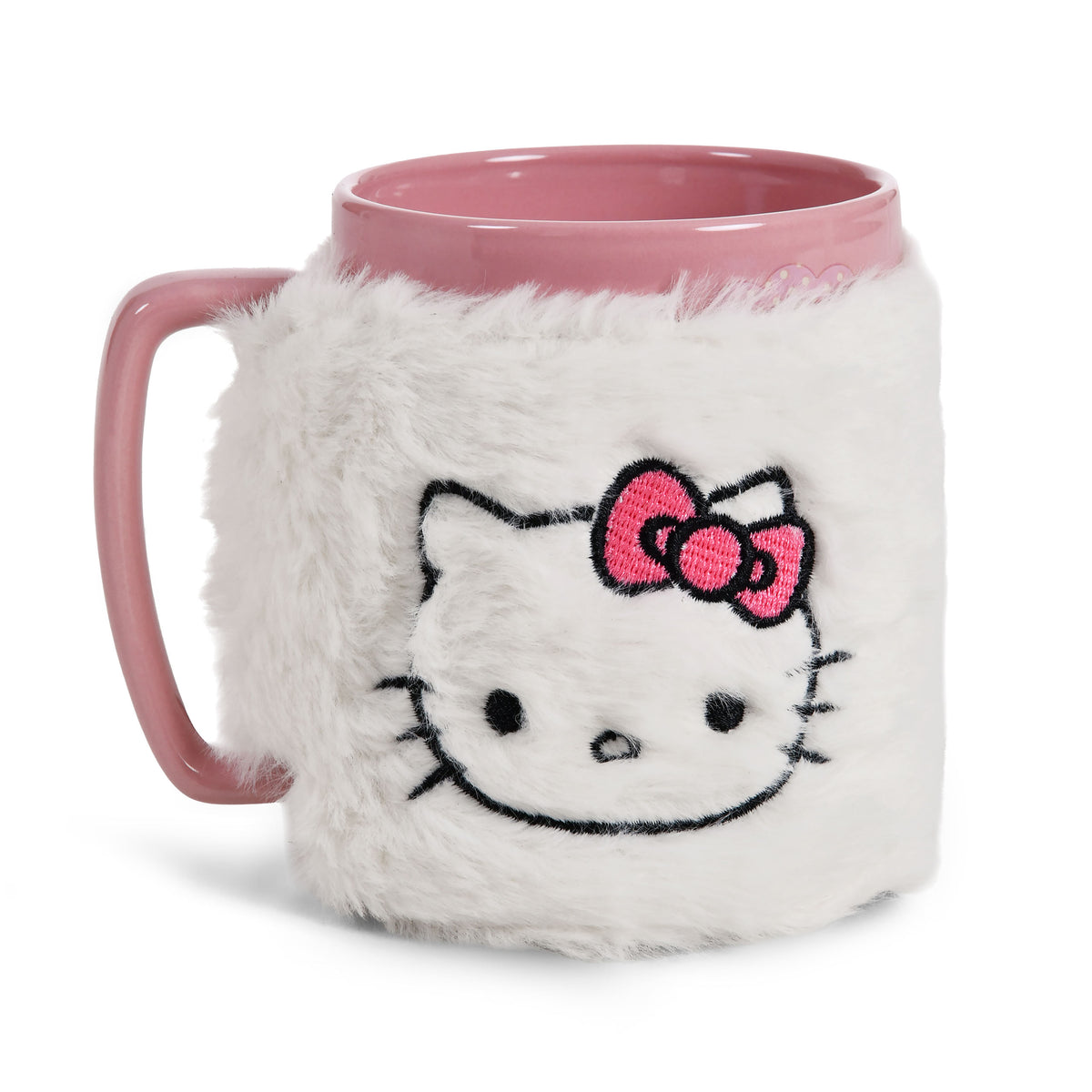 Produktbild Hello Kitty-mugg med plyschöverdrag