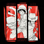 Produktbild One Piece - Besättning T-shirt svart