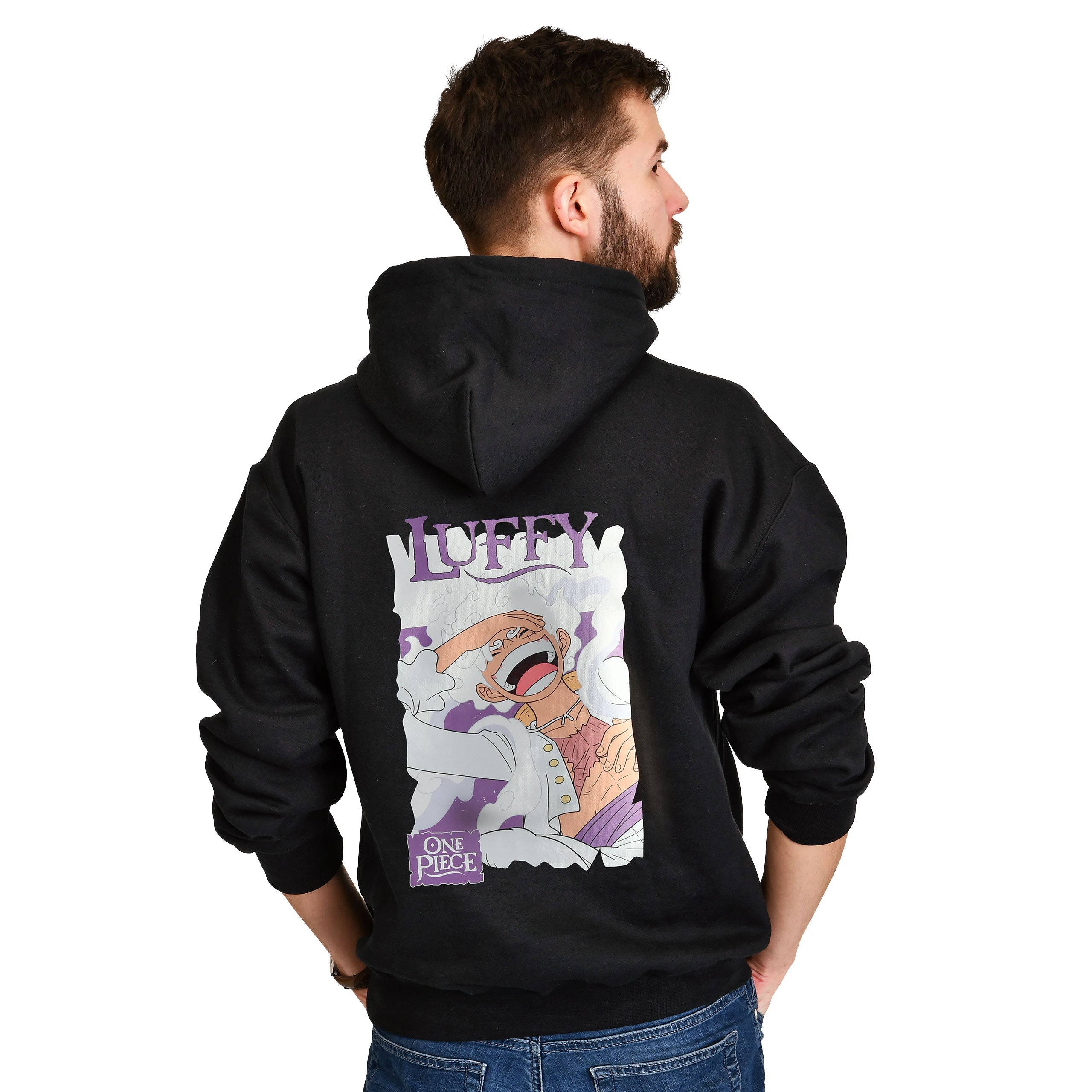 Produktbild One Piece - Monkey D. Luffy Gear 5 Svart hoodie