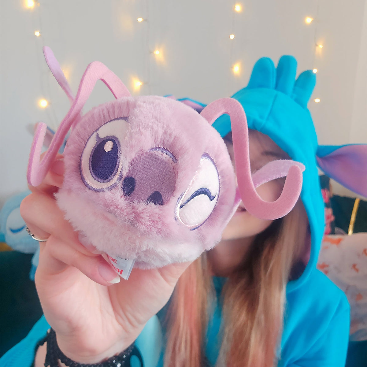 Produktbild Angel Beanie Bouncers studsande plyschboll - Lilo & Stitch