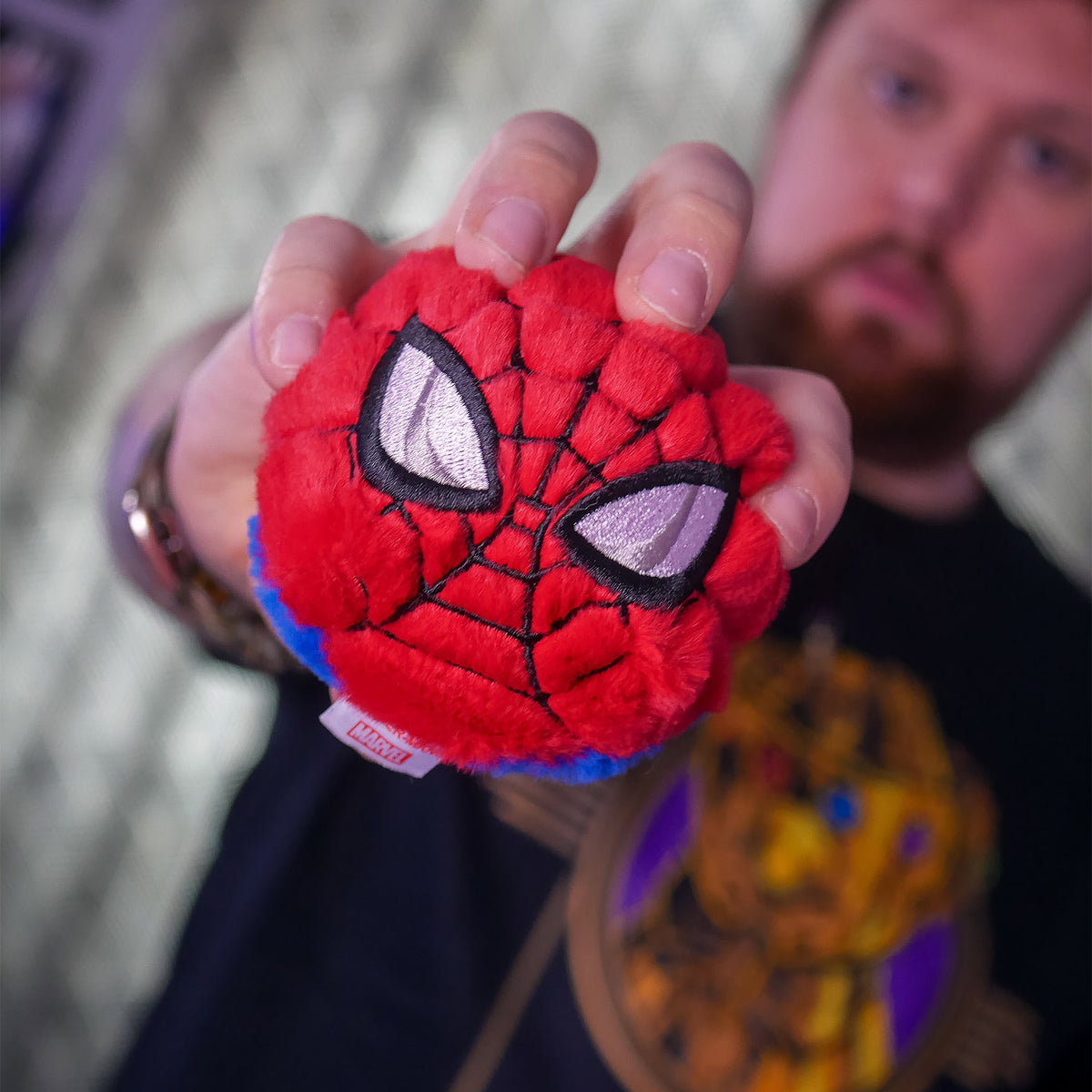Produktbild Spider-Man - Beanie Bouncers hoppande plyschboll