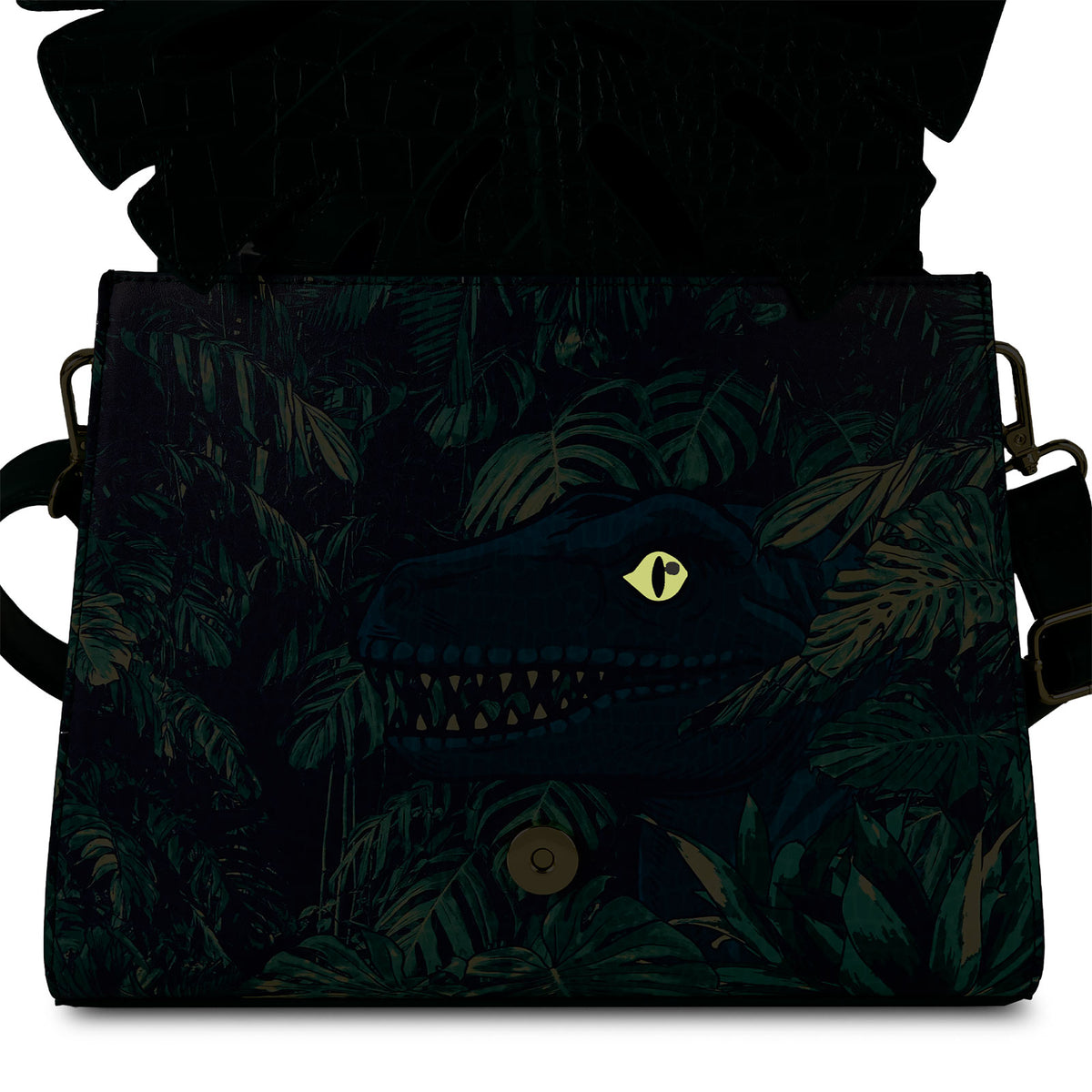 Product image Velociraptor Glow in the Dark Crossbody Bag - Jurassic World