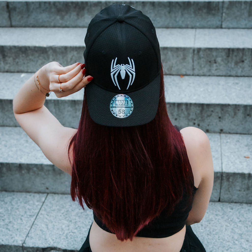 Produktbild Spider-Man - Vit Logotyp Basebollkeps