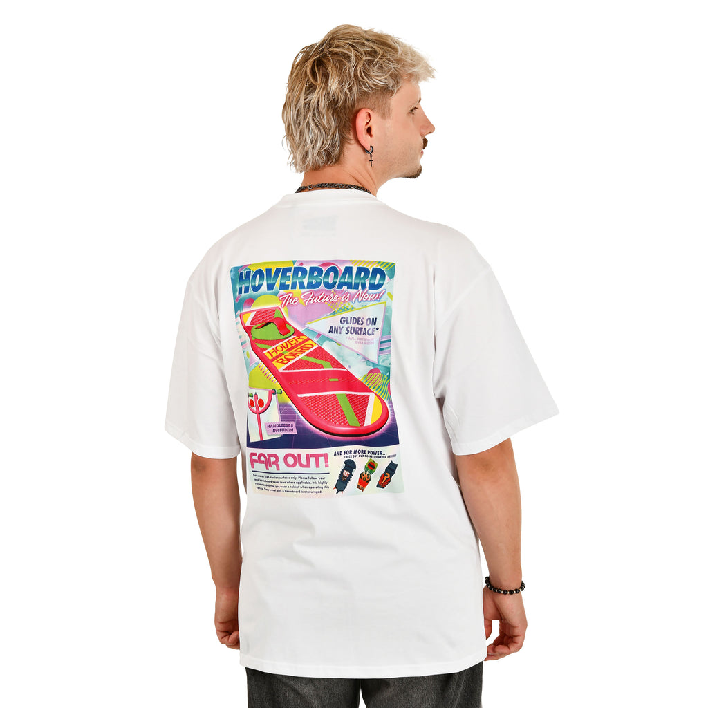 Produktbild Tillbaka till Framtiden - Hoverboard Oversize T-Shirt Vit