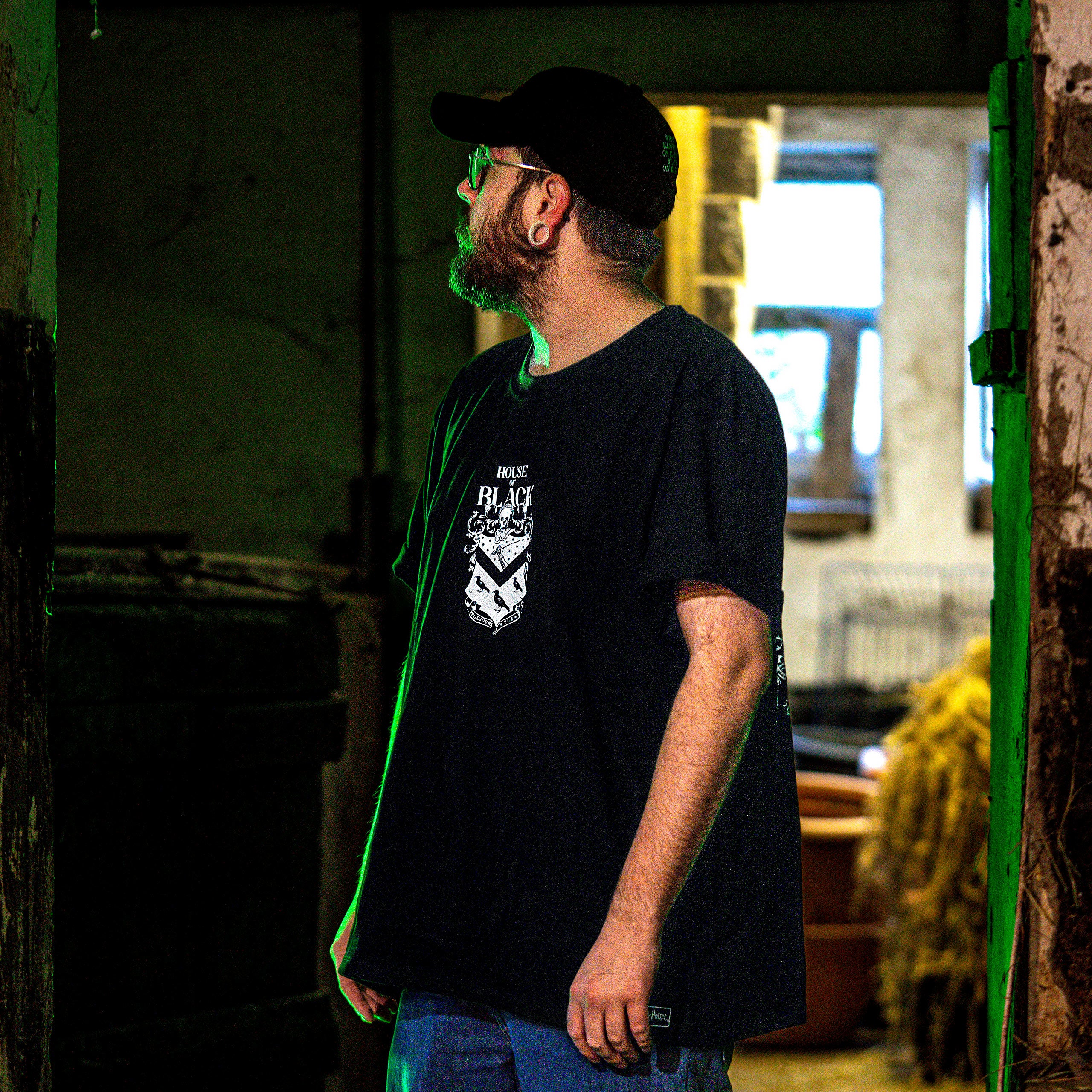 Produktbild Harry Potter - House of Black T-shirt svart