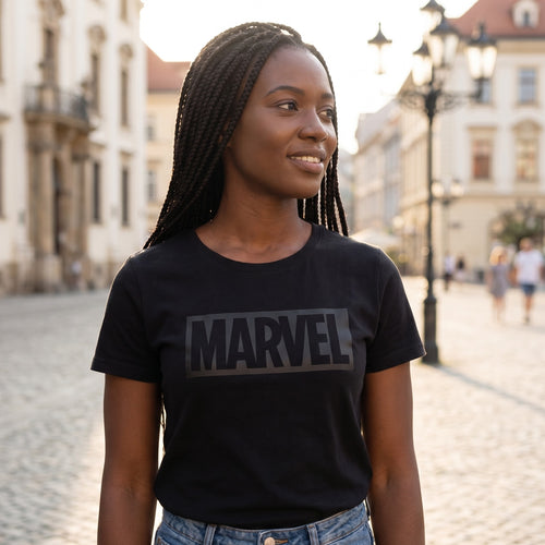 Produktbild Marvel - Logotyp T-shirt svart