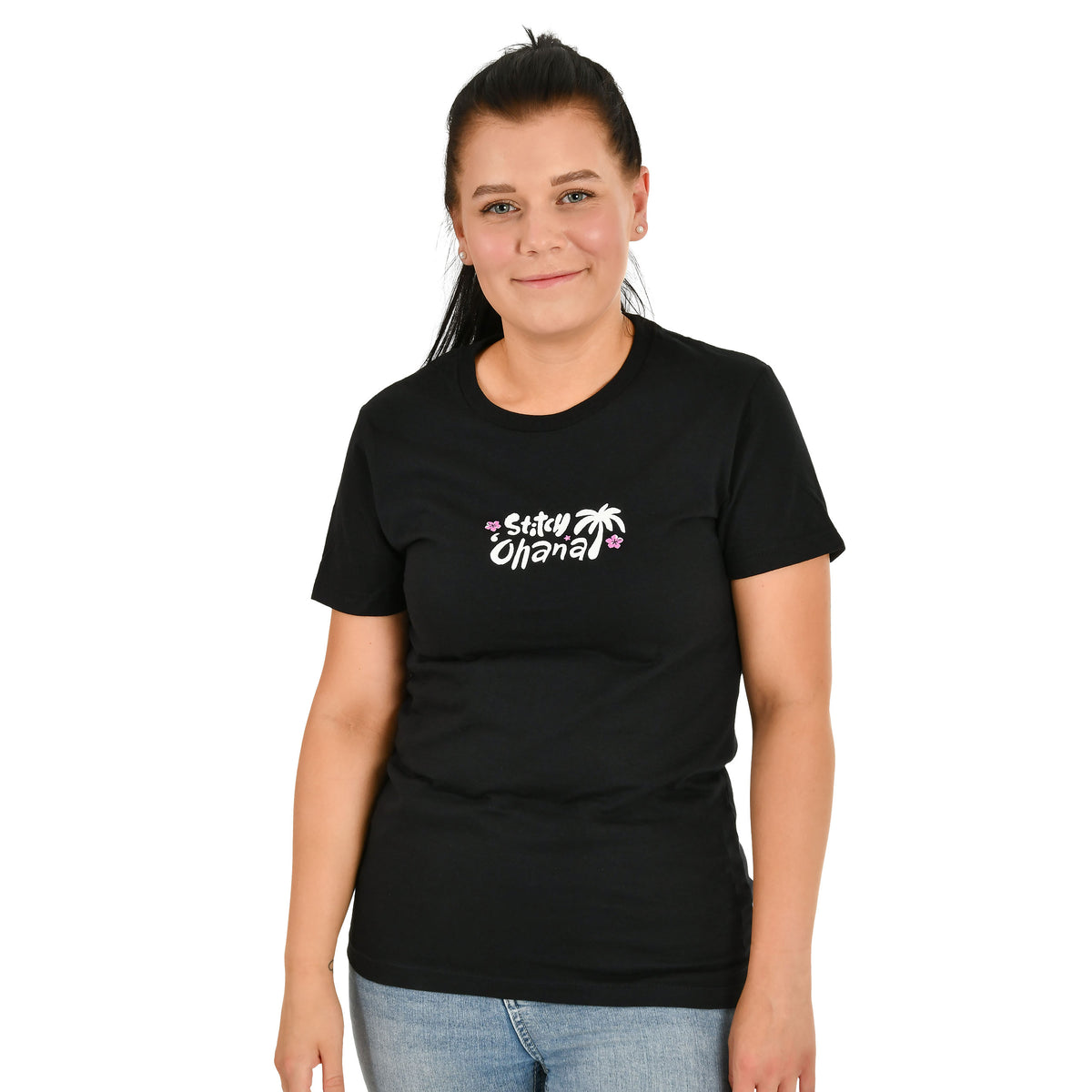 Produktbild Stitch T-shirt Dam Svart - Lilo & Stitch