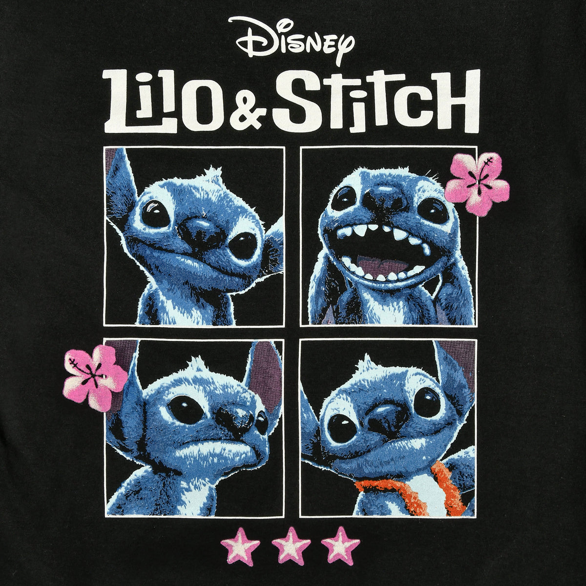 Produktbild Stitch T-shirt Dam Svart - Lilo & Stitch