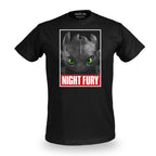Produktbild Draktränaren - svart Night Fury Poster T-shirt