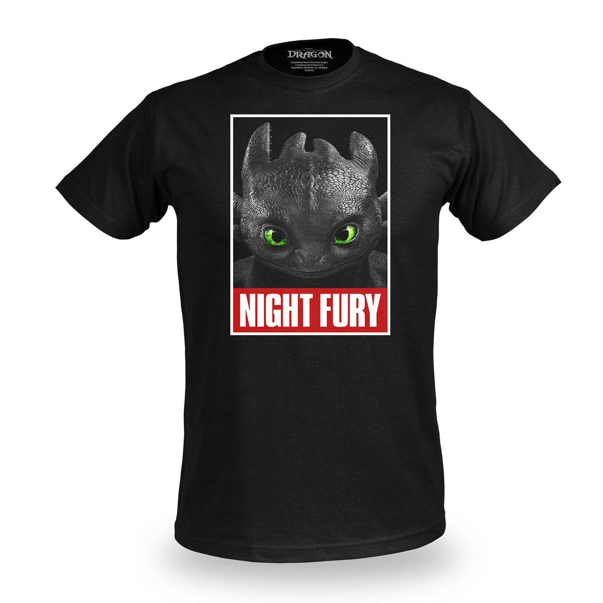 Produktbild Draktränaren - svart Night Fury Poster T-shirt