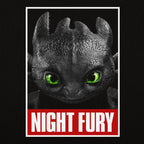 Produktbild Draktränaren - svart Night Fury Poster T-shirt