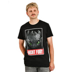Produktbild Draktränaren - svart Night Fury Poster T-shirt