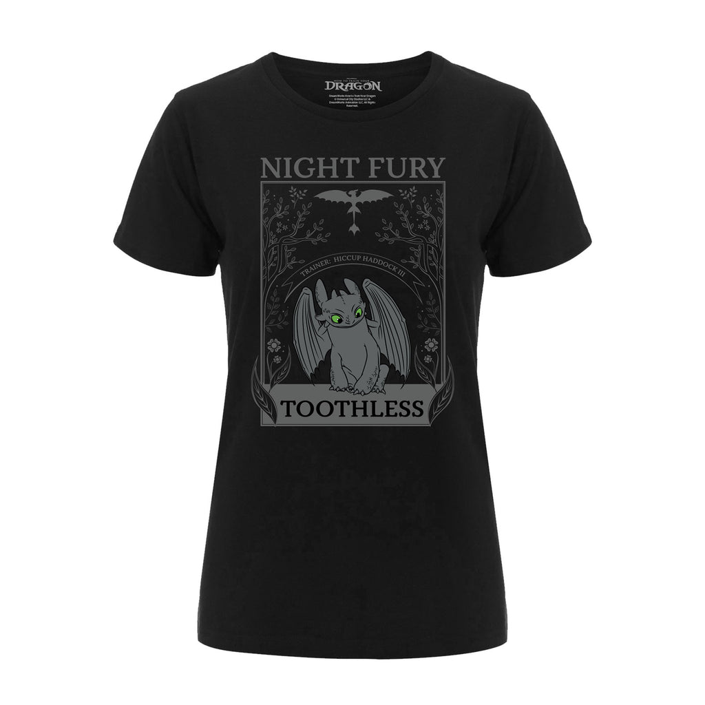 Produktbild Draktränaren - Night Fury T-shirt dam svart