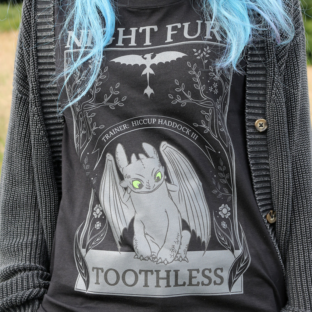 Produktbild Draktränaren - Night Fury T-shirt dam svart