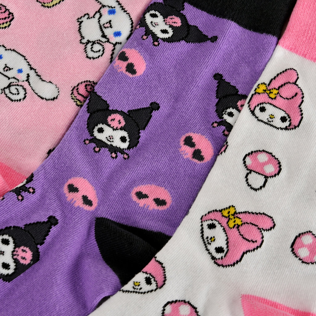Produktbild Sanrio - Hello Kitty and Friends 3-pack strumpor i presentask