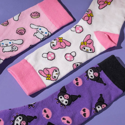 Produktbild Sanrio - Hello Kitty and Friends 3-pack strumpor i presentask