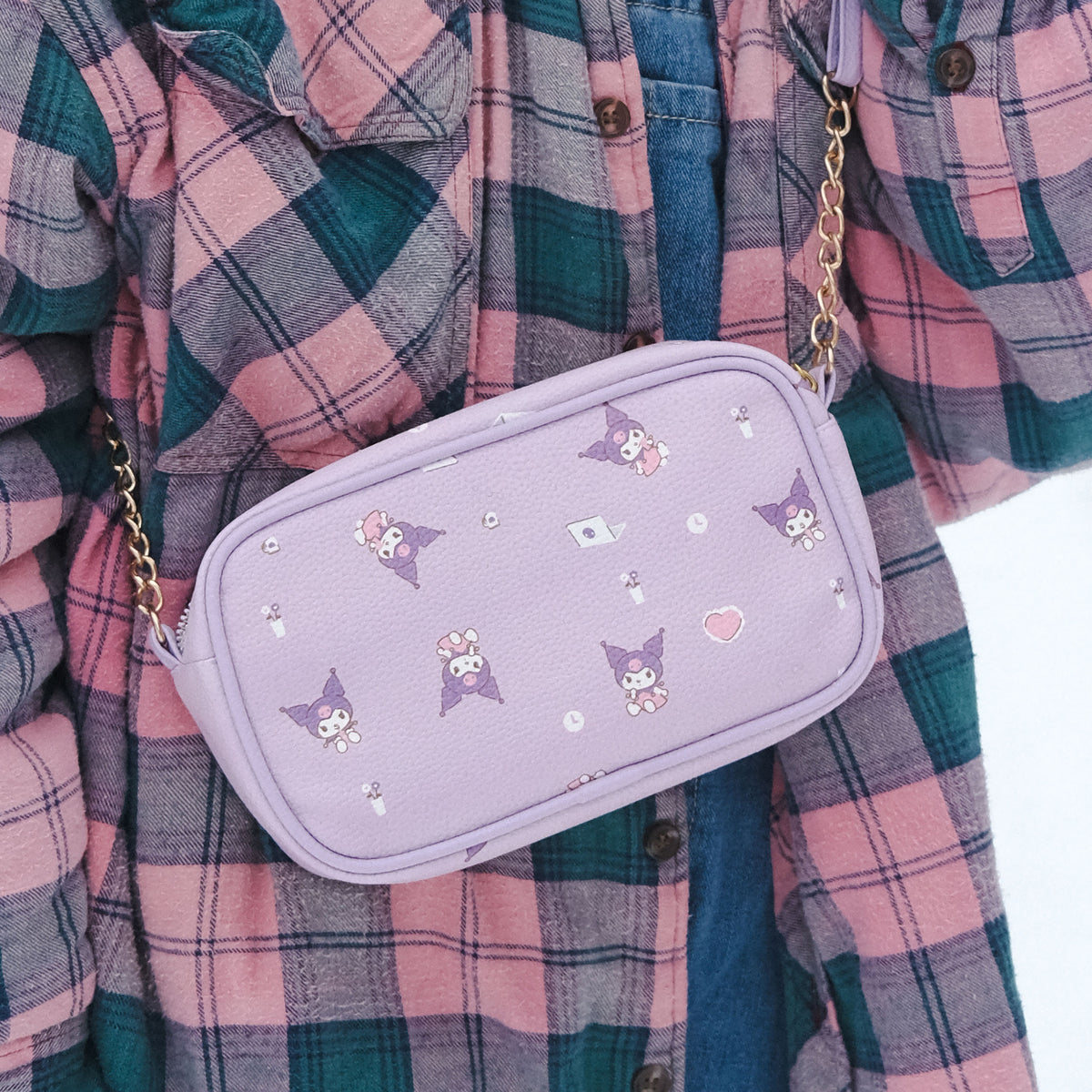 Produktbild Hello Kitty - Kuromi Axelremsväska