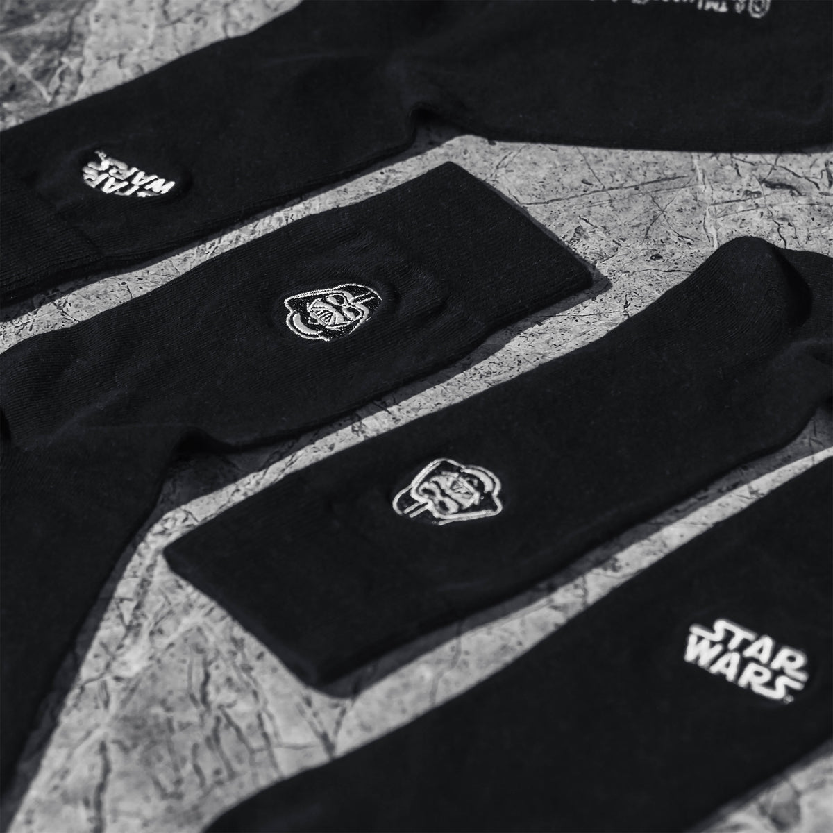 Produktbild Star Wars - Darth Vader logostrumpor 2-pack svart
