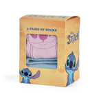 Produktbild Stitch och Angel strumpor 2-pack i presentask - Lilo & Stitch