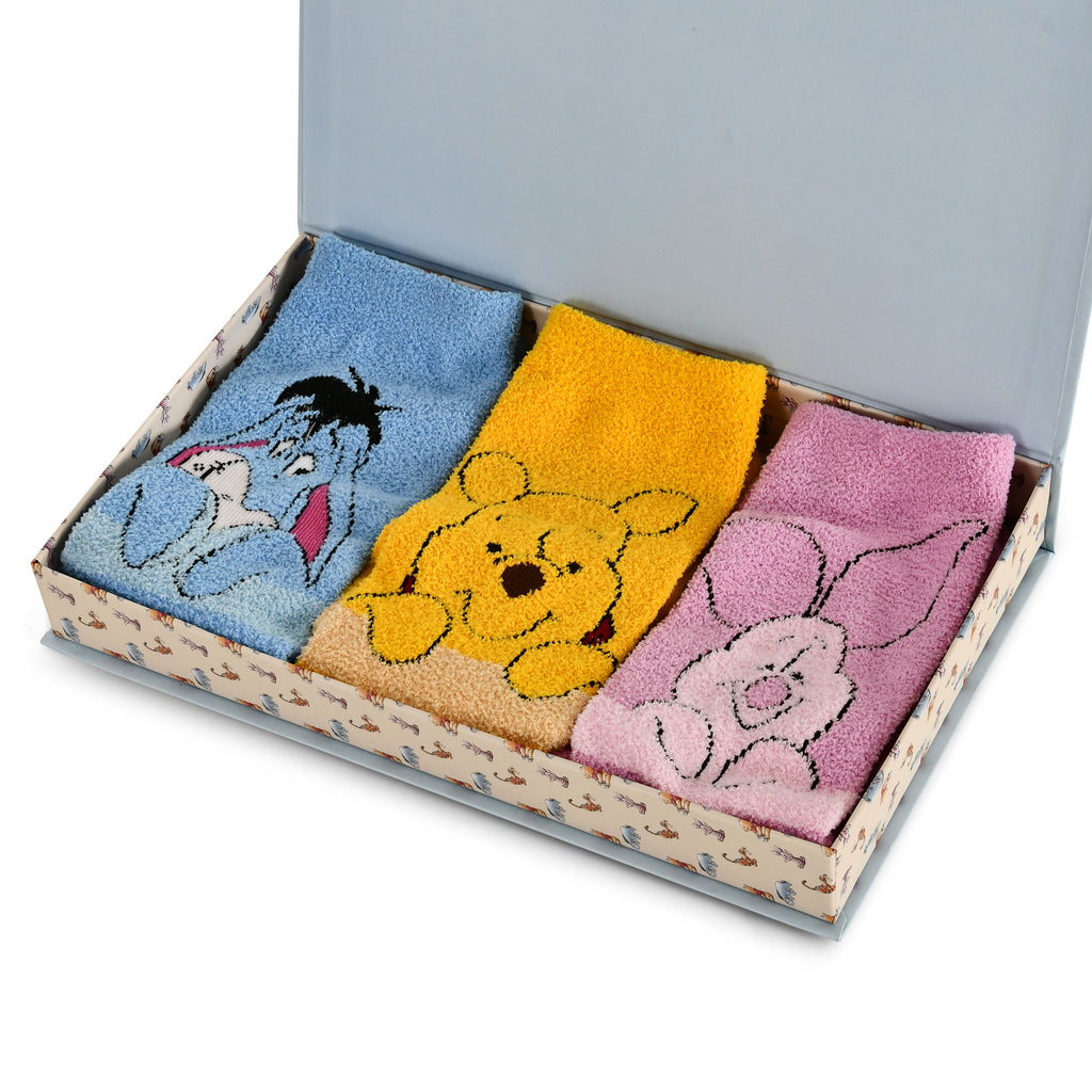Produktbild Nalle Puh - Friends 3-pack strumpor i presentask
