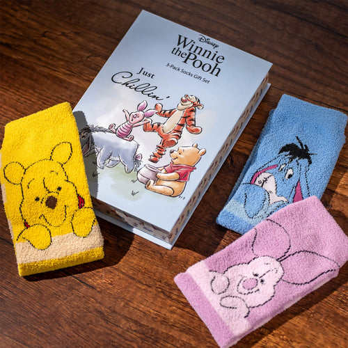 Produktbild Nalle Puh - Friends 3-pack strumpor i presentask