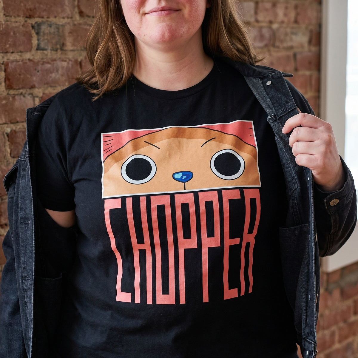 Produktbild One Piece - Tony Chopper Eyes T-Shirt svart