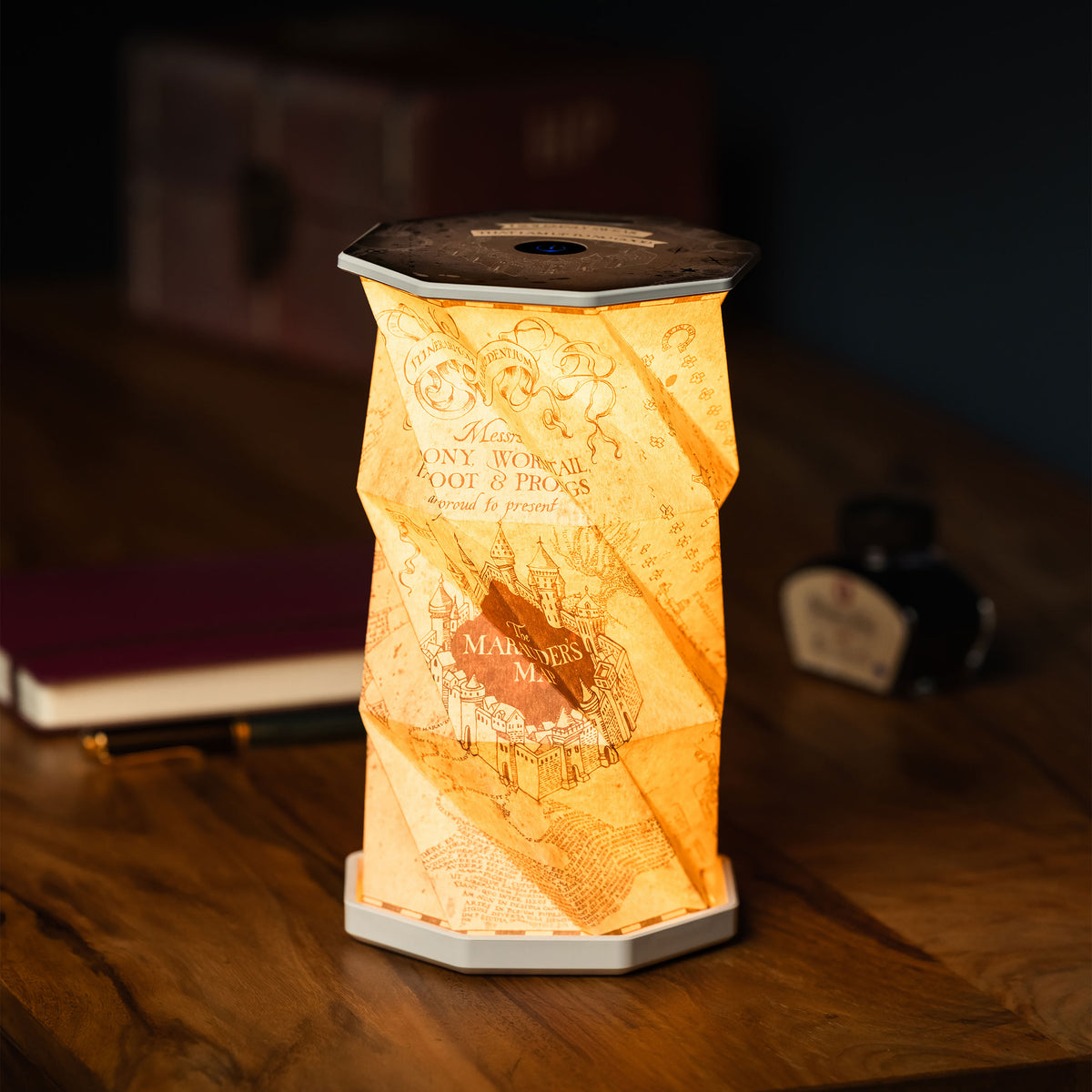 Produktbild Harry Potter - Vikbar lampa Marodörkartan