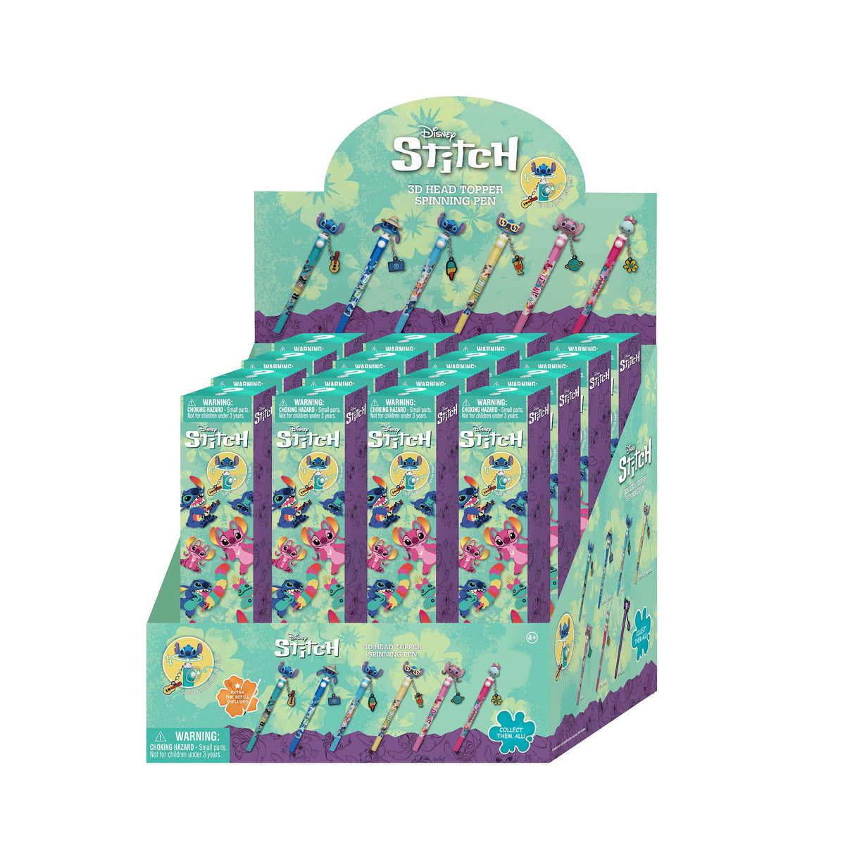 Produktbild Lilo & Stitch - Mystisk 3D-penna med hänge, 12-pack
