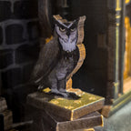 Produktbild Darkness Common Room Book Nook modellbyggsats i trä för Harry Potter-fans