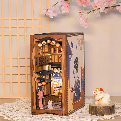 Produktbild Sakura - Under Sakura-trädet Book Nook Modellbyggsats Trä