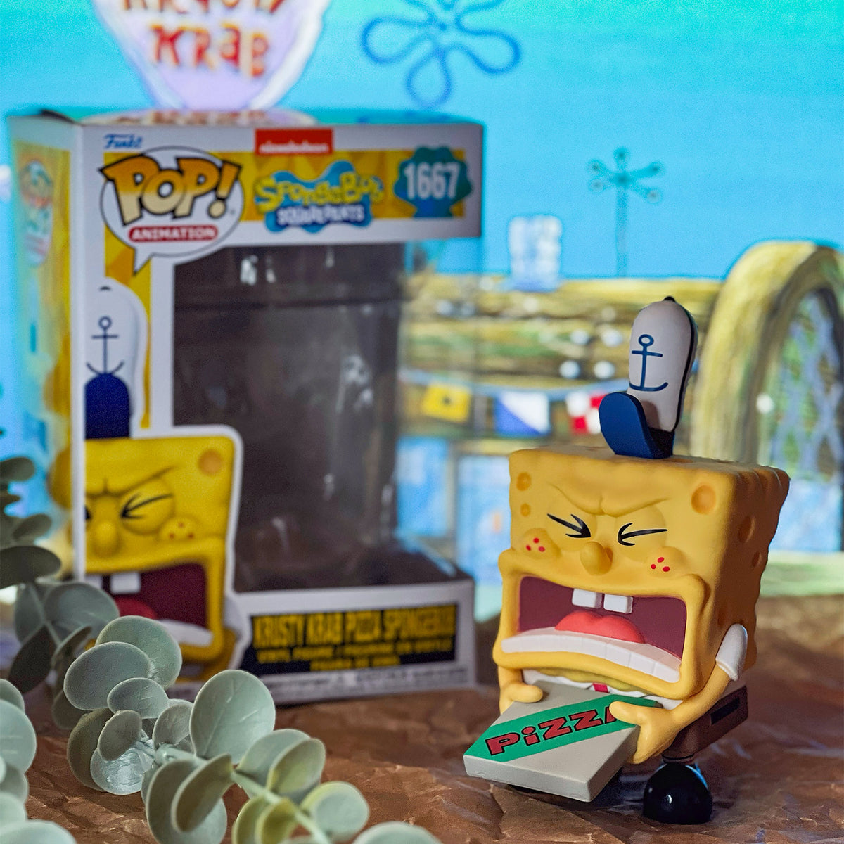 Produktbild SpongeBob - Krusty Krab Pizza Funko Pop Figur