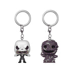 Produktbild Nightmare Before Christmas - Jack och Oogie Funko Pop nyckelringar 2-pack