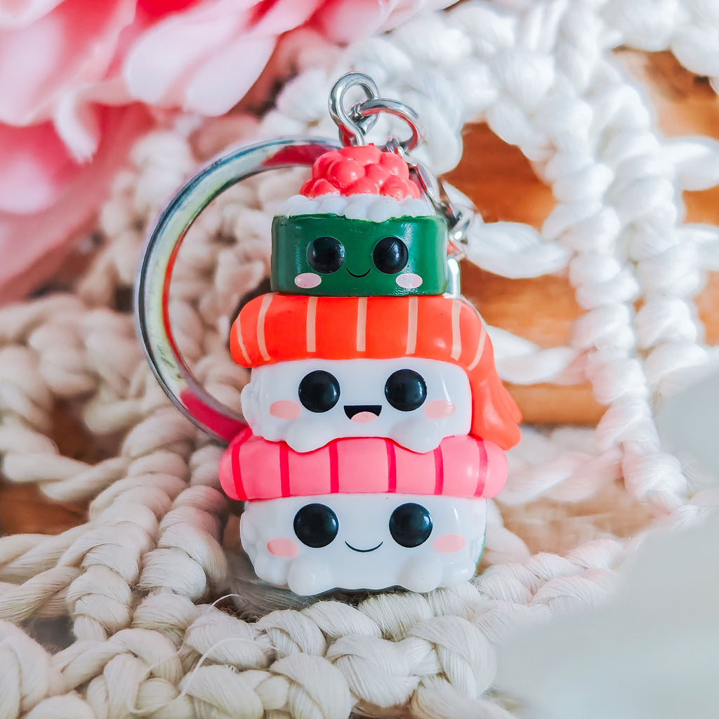 Produktbild Kawaii Foodies - Sushi Trio Funko Pop Nyckelring