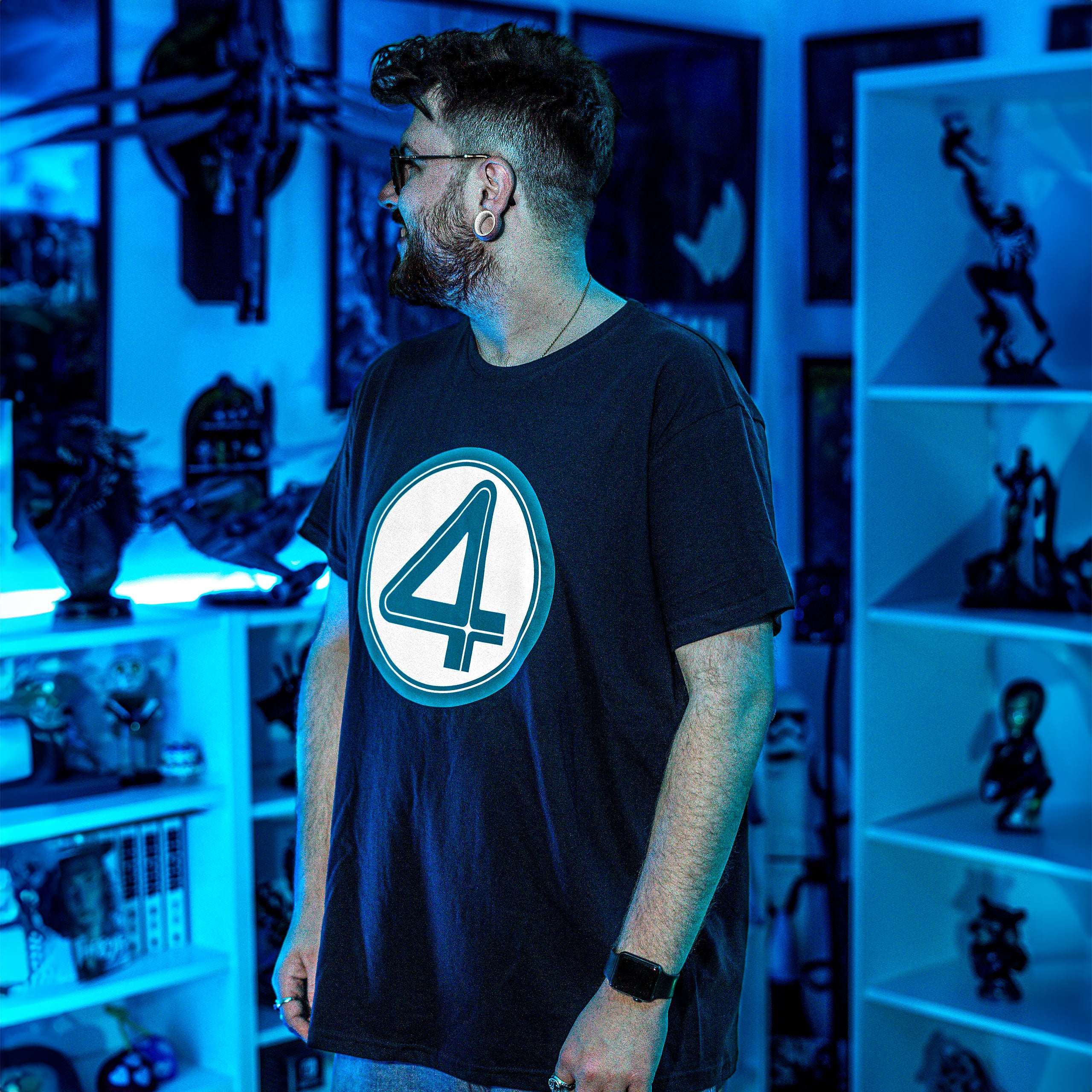 Produktbild Fantastic Four - Emblem T-shirt svart