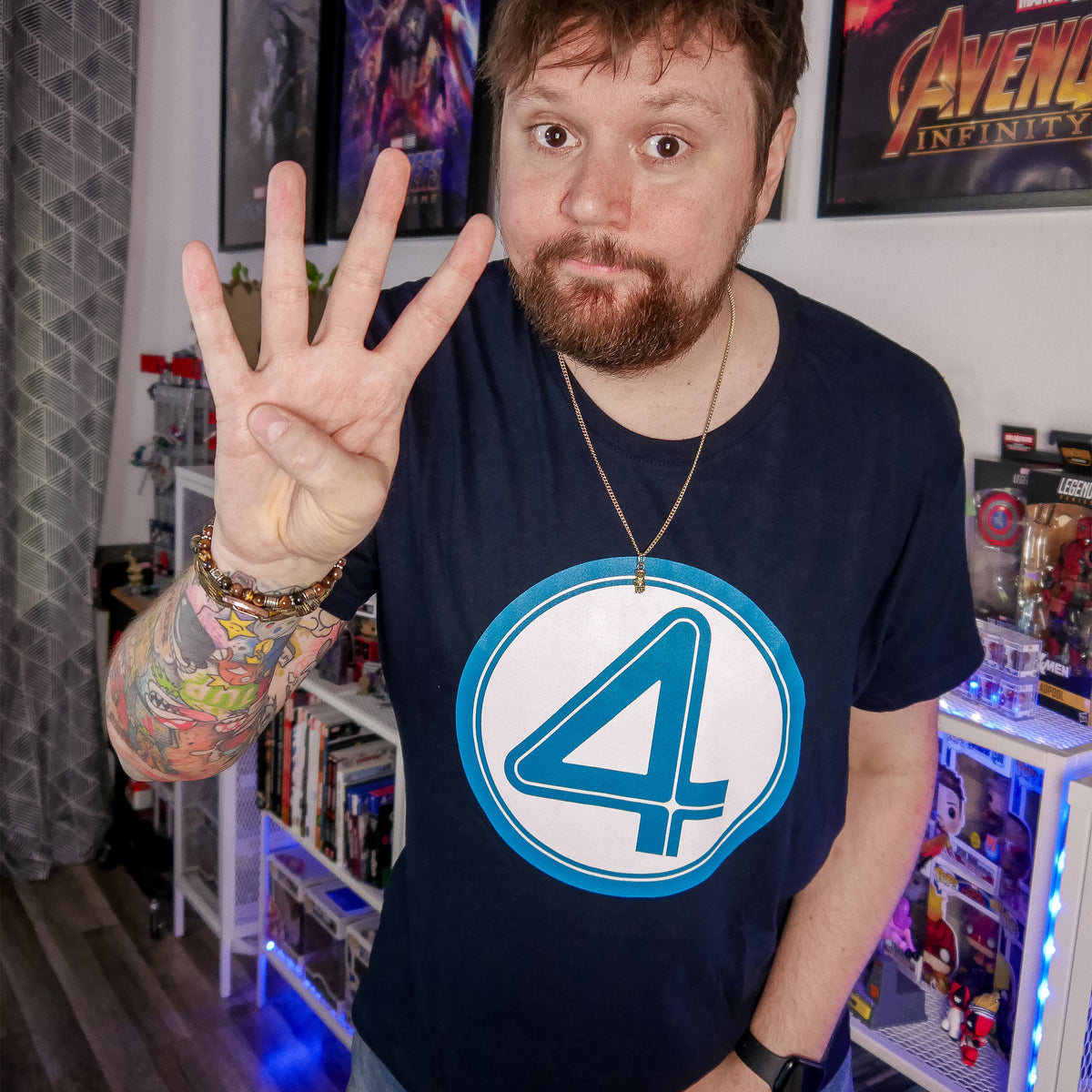 Produktbild Fantastic Four - Emblem T-shirt svart