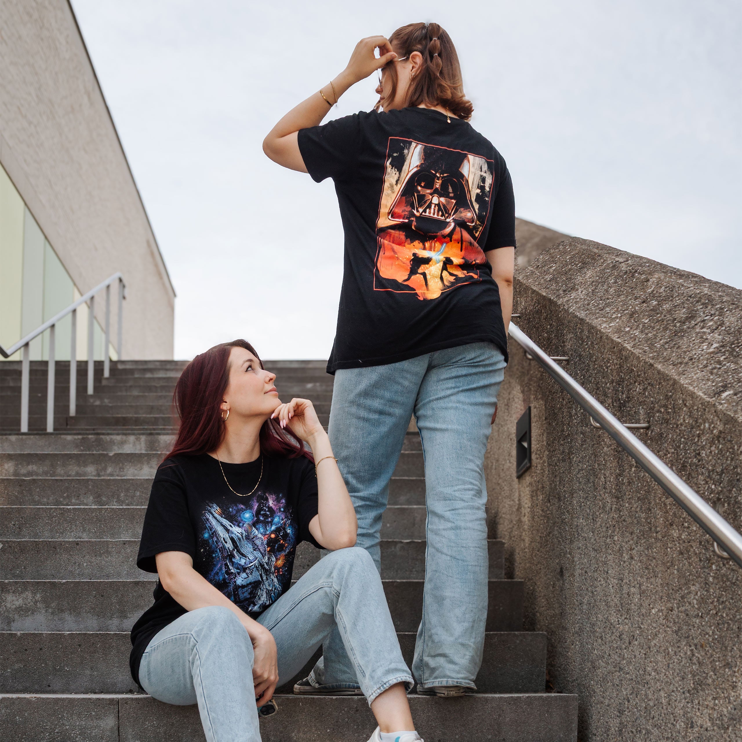 Produktbild Star Wars - Galaxy Ship Poster T-shirt svart