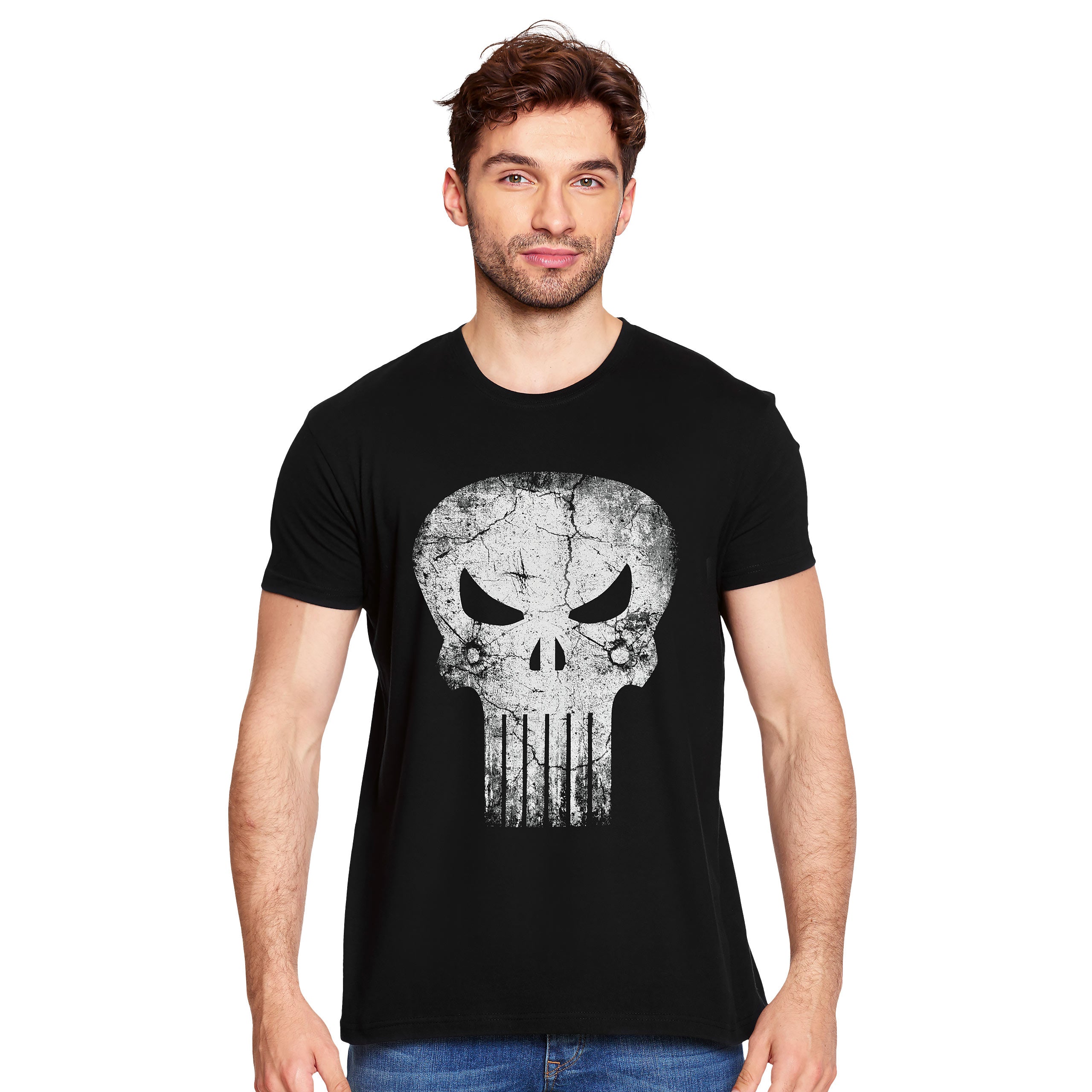 Produktbild Punisher - Skull Bullets Logo T-shirt svart