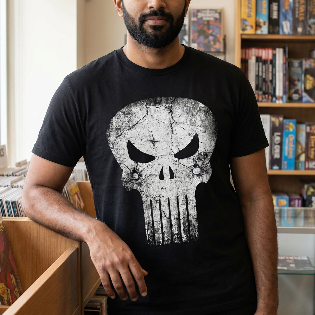 Produktbild Punisher - Skull Bullets Logo T-shirt svart