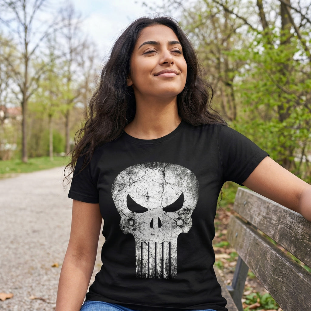 Produktbild Punisher - Skull Bullets Logo T-shirt svart