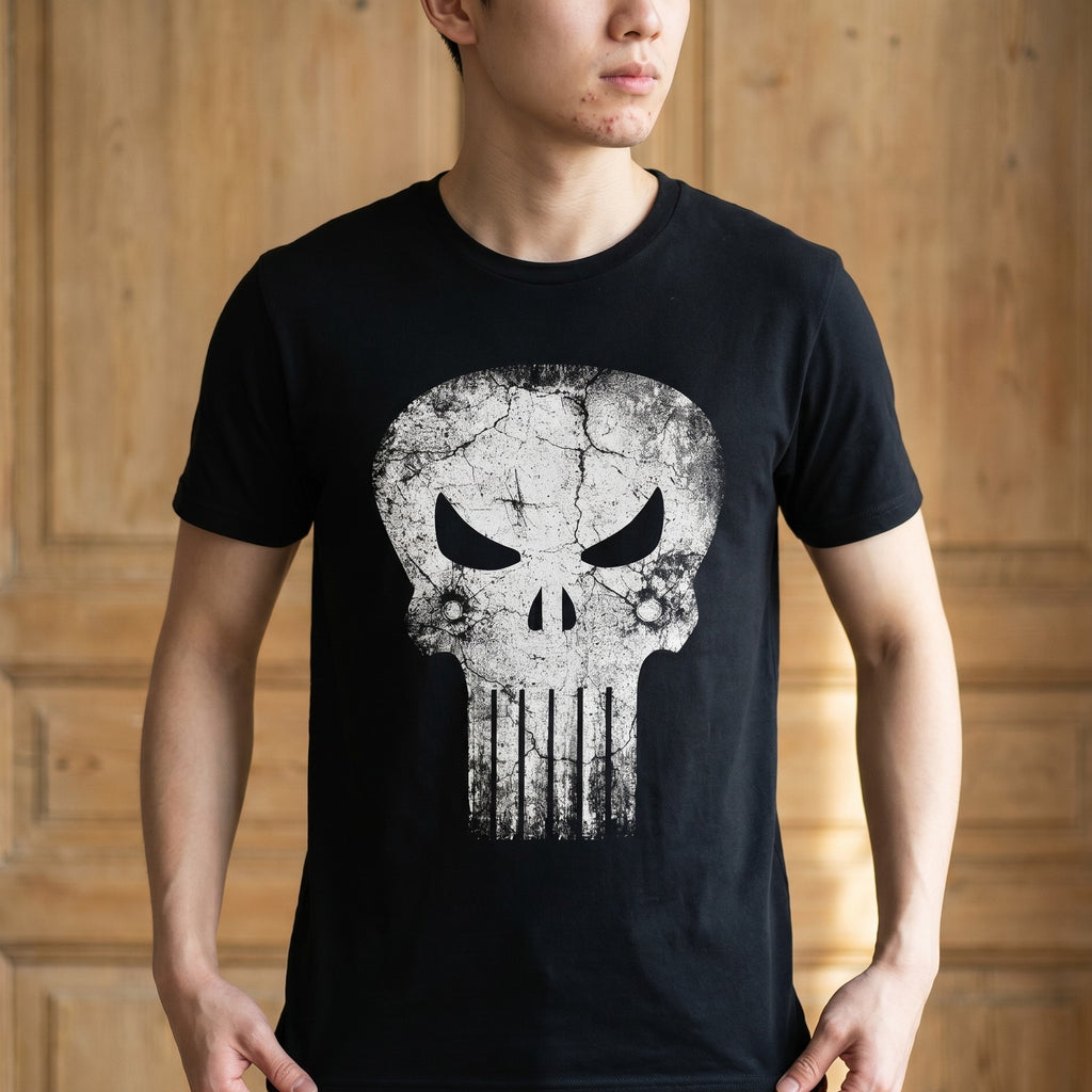 Produktbild Punisher - Skull Bullets Logo T-shirt svart