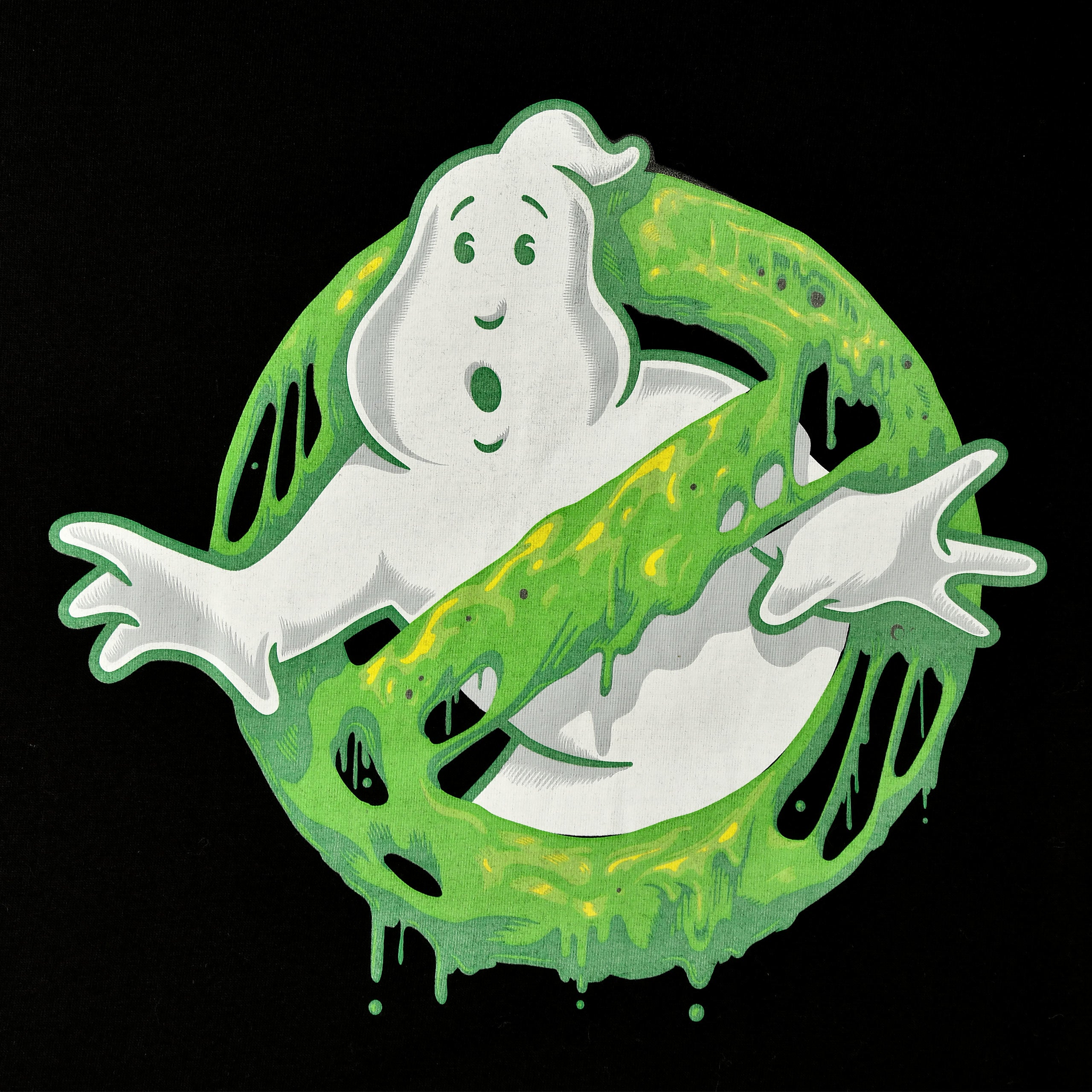 Product image Ghostbusters - Glow in the Dark Slime Logo T-Shirt Black