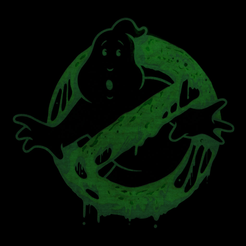 Produktbild Ghostbusters - Glow in the Dark Slime Logo T-shirt Svart