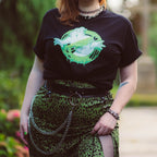 Produktbild Ghostbusters - Glow in the Dark Slime Logo T-shirt Svart